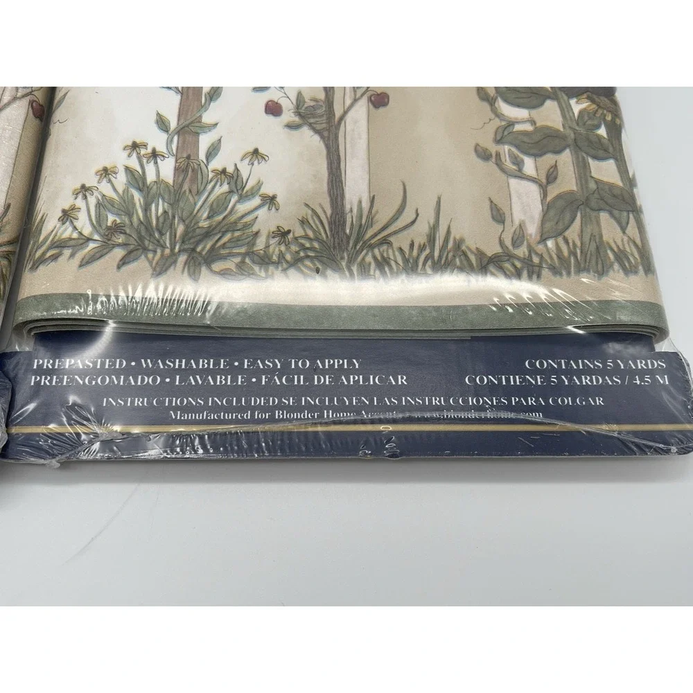 4 Pks. Expressions‎ Vintage Birdhouses Wall Paper Border 5 Yards Each SB10168B